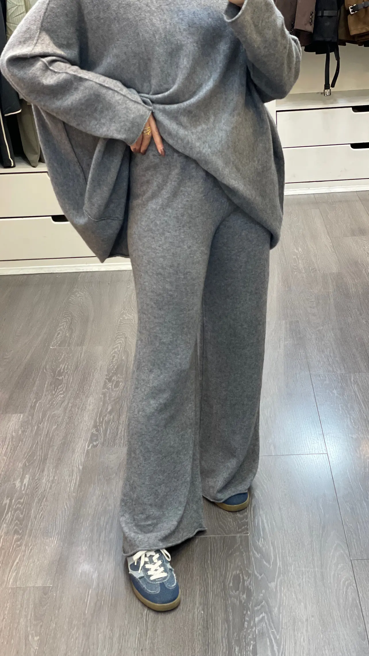 ست بافت پشمی ایتالیایی یقه هفت